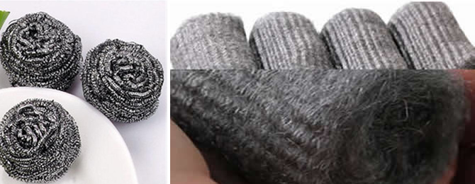 Fine Fiber Stainless Steel Wool Scourers